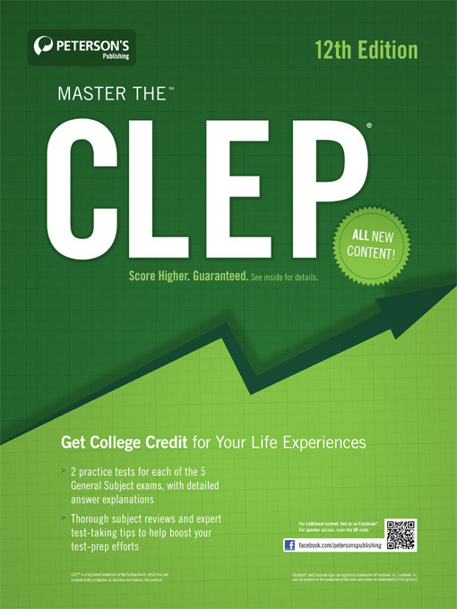 Title details for Master the CLEP by Peterson's - Available